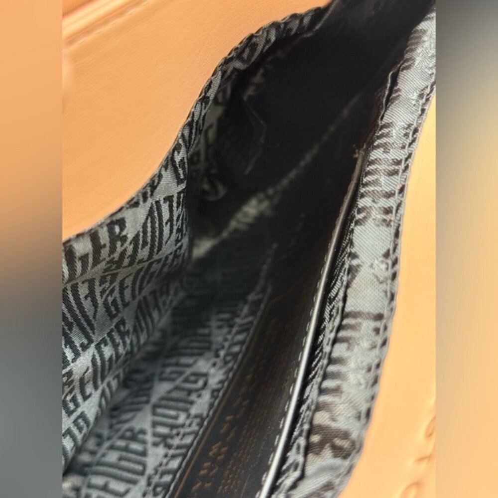🆕 KURT GEIGER LONDON 🧿 NWOT Large Kensington Long Flap East West Bag, Peach - Picture 15 of 16